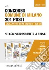Concorso Comune di Milano. 201 posti area amministrativo-contabile. Cat. C1. Kit completo per tutte le prove libro