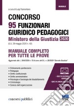 Concorso 95 funzionari giuridico pedagogici Ministero della Giustizia 2020 (G.U. 29 maggio 2020 n. 42) libro