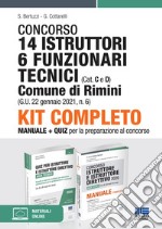 Concorso 14 Istruttori 6 Funzionari tecnici (Cat. C e D) Comune di Rimini (G.U. 22 gennaio 2021, n. 6). Kit completo libro