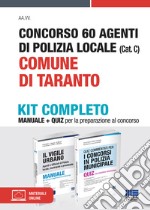 Concorso 60 agenti di polizia locale (Cat. C). Comune di Taranto. Kit completo. Con espansione online libro