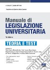 Manuale di legislazione universitaria libro