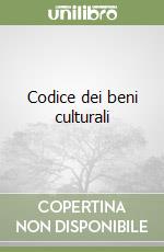 Codice dei beni culturali libro