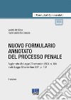 Nuovo formulario annotato del processo penale libro di De Simone Paolo Emilio Donato Elisabetta