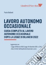 Lavoro autonomo occasionale libro