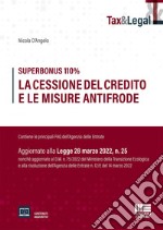 Superbonus 110%. La cessione del credito e le misure antifrode libro