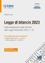 Legge di bilancio 2023 libro