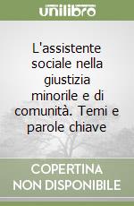 L'assistente sociale nella giustizia minorile e di comunità. Temi e parole chiave