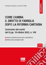 Come cambia il diritto di famiglia dopo la Riforma Cartabia libro