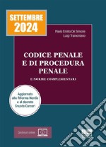 Codice penale e di procedura penale e norme complementari 2024. Aggiornato alla Riforma Nordio e al decreto Svuota Carceri libro