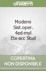 Moderni Sist.oper. 4ed-myl Etx-acc Stud
