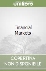 Financial Markets libro