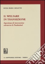 Il welfare in transizione. Esperienze di innovazione attraverso le Fondazioni libro