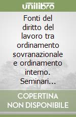 Fonti del diritto del lavoro tra ordinamento sovranazionale e ordinamento interno. Seminari catanzaresi di diritto del lavoro 2012-2014 libro