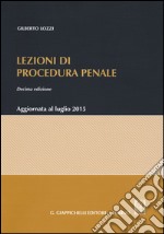 Lezioni di procedura penale libro