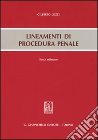 Lineamenti di procedura penale