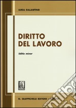 Diritto del lavoro. Ediz. minor libro