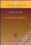E-contract e privacy libro di Parisi Annamaria Giulia