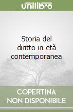 Storia del diritto in età contemporanea