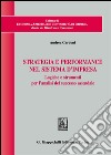 Strategia e performance nel sistema d'impresa. Logiche e strumenti per l'analisi del successo aziendale libro di Cardoni Andrea