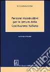 Percorsi ricostruttivi per la lettura della Costituzione italiana libro di Cocozza Vincenzo