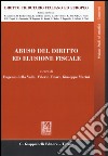 Abuso del diritto ed elusione fiscale libro