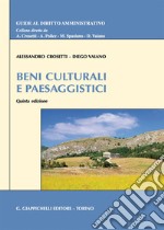 Beni culturali e paesaggistici libro