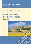 Beni culturali e paesaggistici libro di Crosetti Alessandro Vaiano Diego