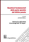 Questioni fondamentali della parte speciale del diritto penale. Estratto ad uso degli studenti Università degli studi Tor Vergata libro