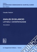 Analisi di bilancio. Lettura e interpretazione libro