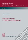 Intercettazioni e cariche istituzionali libro di Gabrielli Chiara
