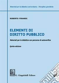 Elementi di diritto pubblico. Materiali per la didattica con percorsi di autoverifica