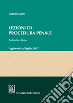 Lezioni di procedura penale libro