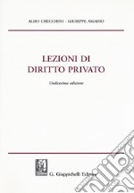 Lezioni di diritto privato libro