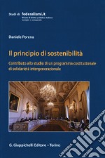 Il principio della sostenibilità. Contributo allo studio di un programma costituzionale di solidarietà intergenerazionale