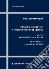 Filosofia del diritto e ragionamento giuridico libro