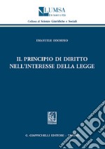 Il principio di diritto nell'interesse della legge libro