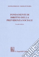 Fondamenti di diritto della previdenza sociale