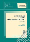 Commentario al codice dei contratti pubblici libro