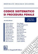 Codice sistematico di procedura penale libro