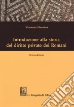 Introduzione alla storia del diritto privato dei romani