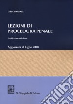 Lezioni di procedura penale libro