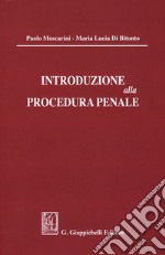 Introduzione alla procedura penale libro