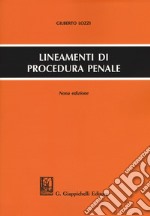 Lineamenti di procedura penale libro