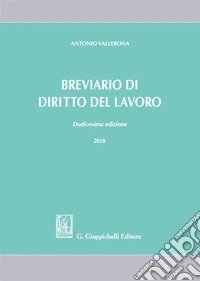 Breviario di diritto del lavoro libro