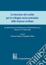 La funzione del credito per lo sviluppo socio-economico delle imprese siciliane. Atti del Convegno (Palermo 16-17 ottobre 2018) libro