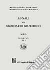 Annali del seminario giuridico dell'università di Palermo. Vol. 64 libro