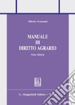 Manuale di diritto agrario libro