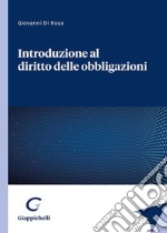 Introduzione al diritto delle obbligazioni libro