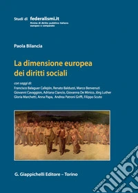 La dimensione europea dei diritti sociali libro