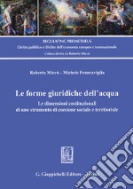 Le forme giuridiche dell'acqua. Le dimensioni costituzionali di uno strumento di coesione sociale e territoriale